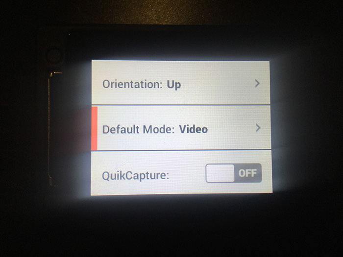 GoPro HERO4 設定モード アクションカメラ