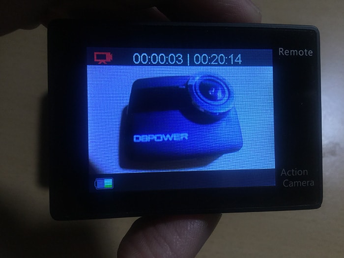 DBPOWER 4K 動画モード