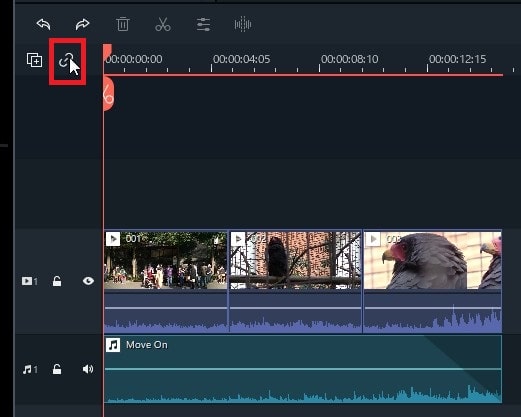 自動リップルをオンにする方法 Filmora動画編集ソフト